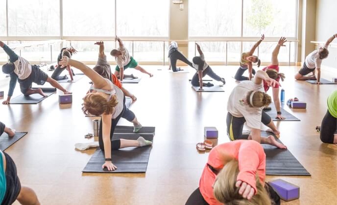 Yoga class